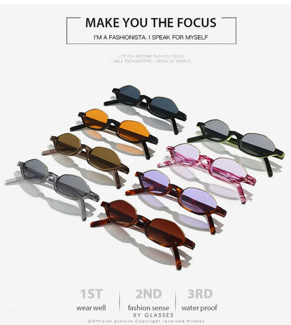 Dámské malé sluneční brýle Half Frame Designer ve stylu „cat eye“ s ochranou UV400 – značka