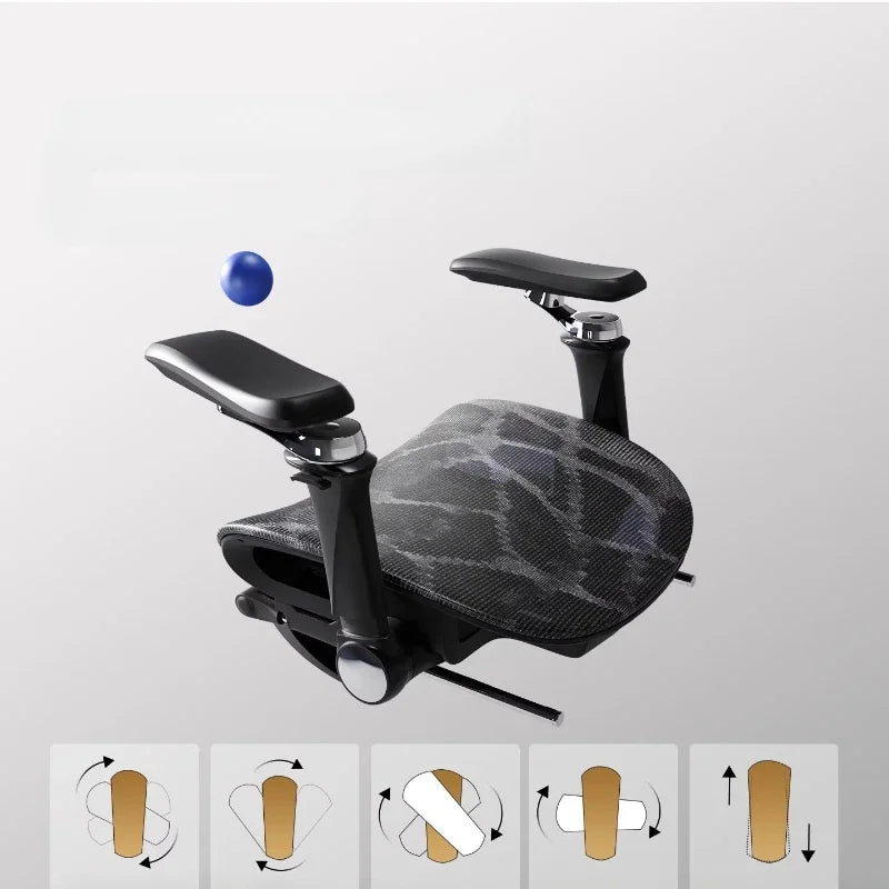 Modern Gaming Chair Racing Style Ergonomic Office Chair with Headrest & Footrest, Comfortable Gamer Desk Chair for Home, Computer Setup and Work