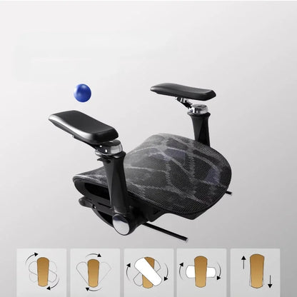 Modern Gaming Chair Racing Style Ergonomic Office Chair with Headrest & Footrest, Comfortable Gamer Desk Chair for Home, Computer Setup and Work