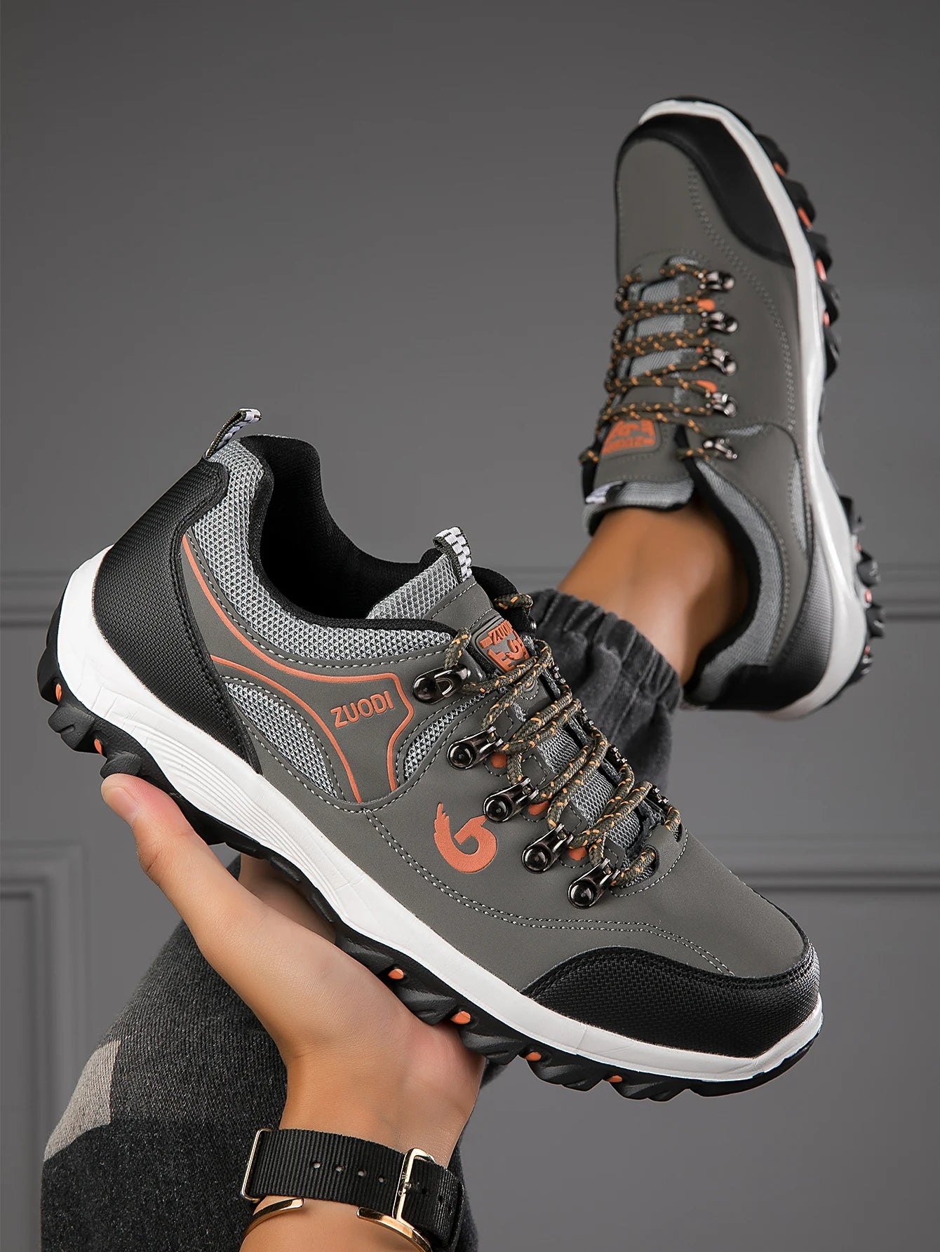 Nuove scarpe da trekking da uomo, traspiranti e ultraleggere, antiscivolo, per outdoor, campeggio, corsa e sport all’aperto