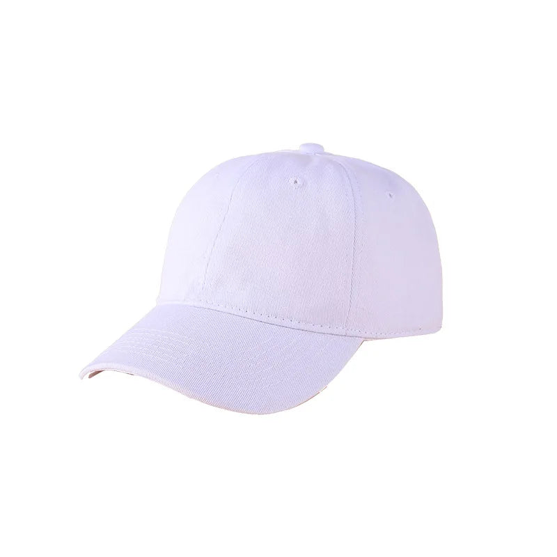 Custom Logo Cotton Soft Top Baseball Cap For Women Men Classics Simple Adjustable Dad Hat Outdoor Sport Dad Hats Wholsale