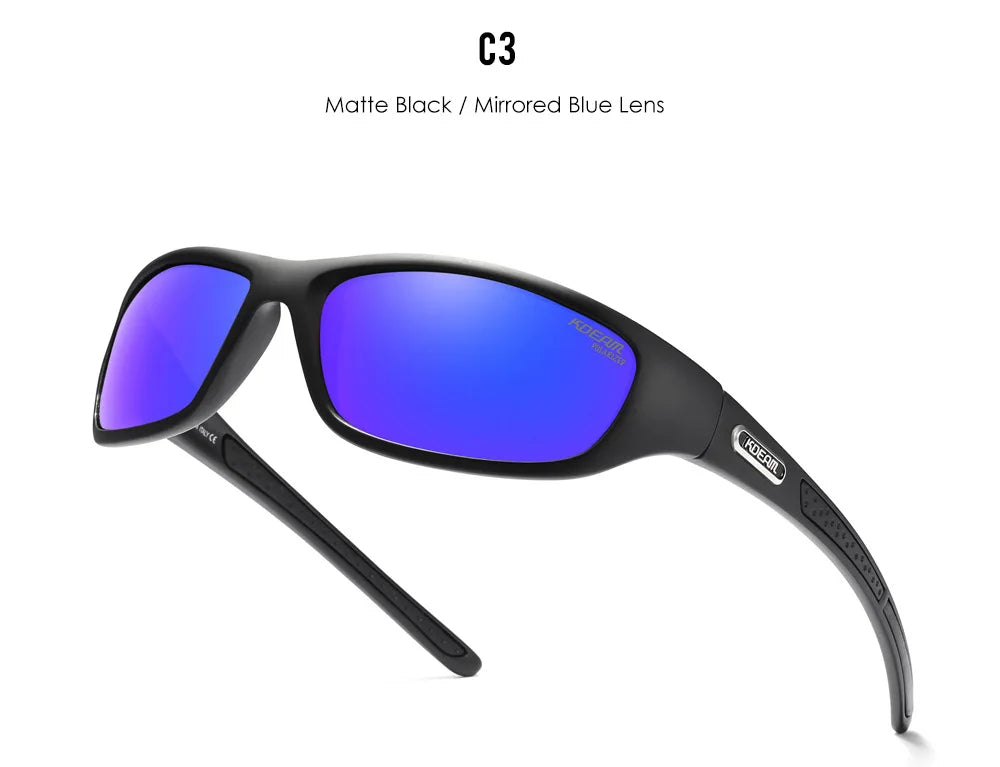 KDEAM Polarizované pánské sluneční brýle Nové brýle Barevné brýle na řízení TR90 Turistika Kempování Rybaření Outdoor Cyklistika Gafas De Sol