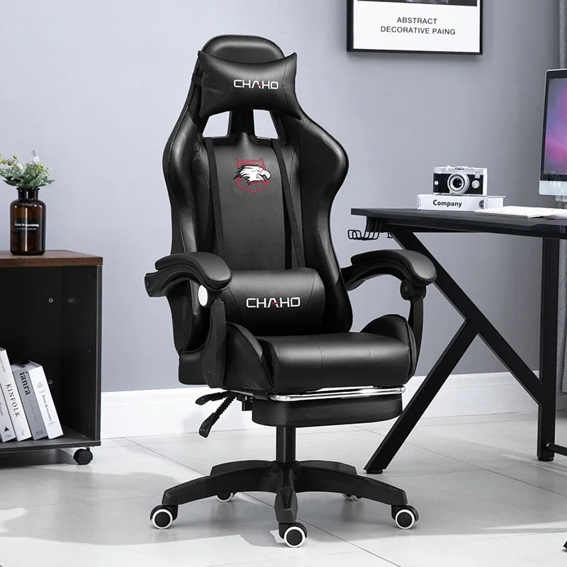 UVR Professional Gaming Computer Chair Ergonomic Office Chair with Footrest, Adjustable Armrest, Swivel Executive Chair for Home Office & Gaming