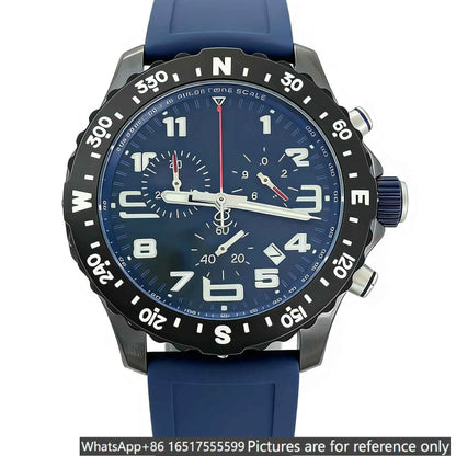 45mm luxury men's watch, made of 904L steel, Quartz movement-b