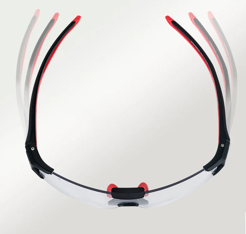 ROCKBROS Fotochromatické cyklistické brýle, sluneční brýle pro cyklistiku a outdoorové sporty, brýle s měnící se barvou skel, brýle pro MTB a silniční kola, cyklistické brýle