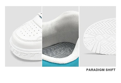 Chaussures de skateboard pour homme, baskets d'été, cuir, décontractées, mode, plein air, course à pied, sport, randonnée, tennis, semelles compensées, de créateurs, de luxe