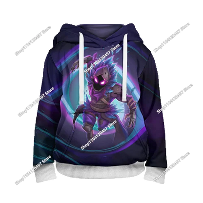 2025 Neuer Fortnite-Hoodie mit 3D-Print für Herren, Harajuku, langärmeliges Oversized-Sweatshirt, Unisex-Cosplay-Kleidung