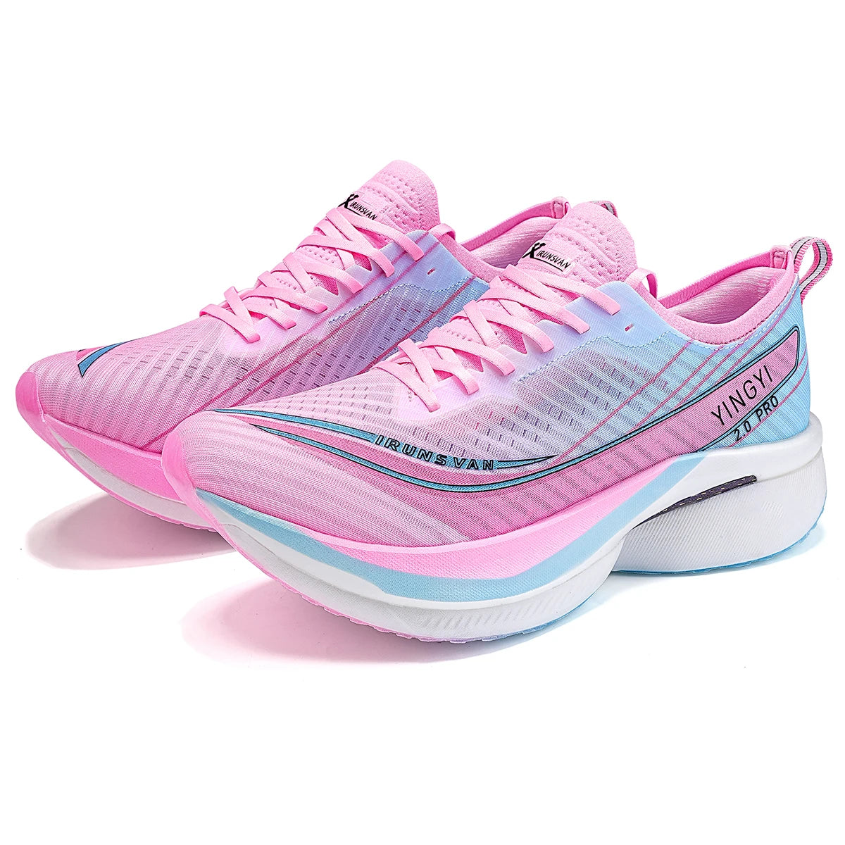 2025 IRUNSVAN SHADOW WING 2.0 PRO Marathon Air Cushion Sports Running Shoes Carbon Plate Trail Running Shoes Lightweight Sneaker