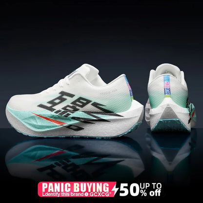 Heren Sport Carbon Board Specialiteit Ademend Lichtgewicht Dames Comfortabele Sportieve Antislip Sneakers Marathon Hardloopschoen