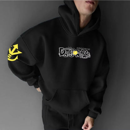 2026 New Dragon Ball Vegeta Printed Hoodie Sweatshirt Men's and Women's Hoodie Men's Tops Sports Hoodie Harajuku Y2K Hoodie