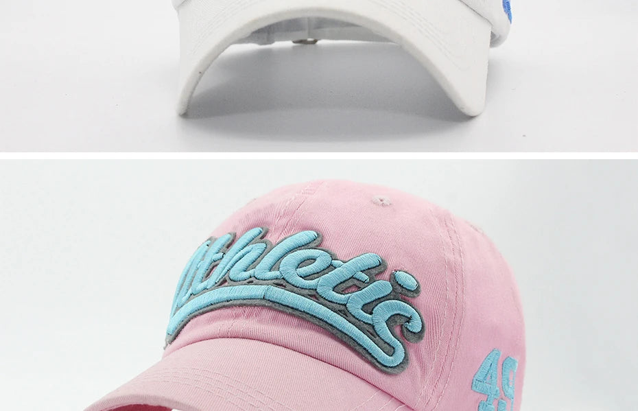 Baseballkappe mit großer Buchstabenstickerei für Herren, Sommer, Freizeit, Damenmode, Snapback, Baumwollkappen, Schirm, Hip-Hop-Mütze, Herbst, verstellbar
