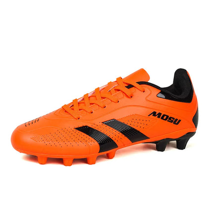New Men's and Women's Football Shoes, Indoor and Outdoor Sports Shoes with Long and Broken Studs for Football Training Mat