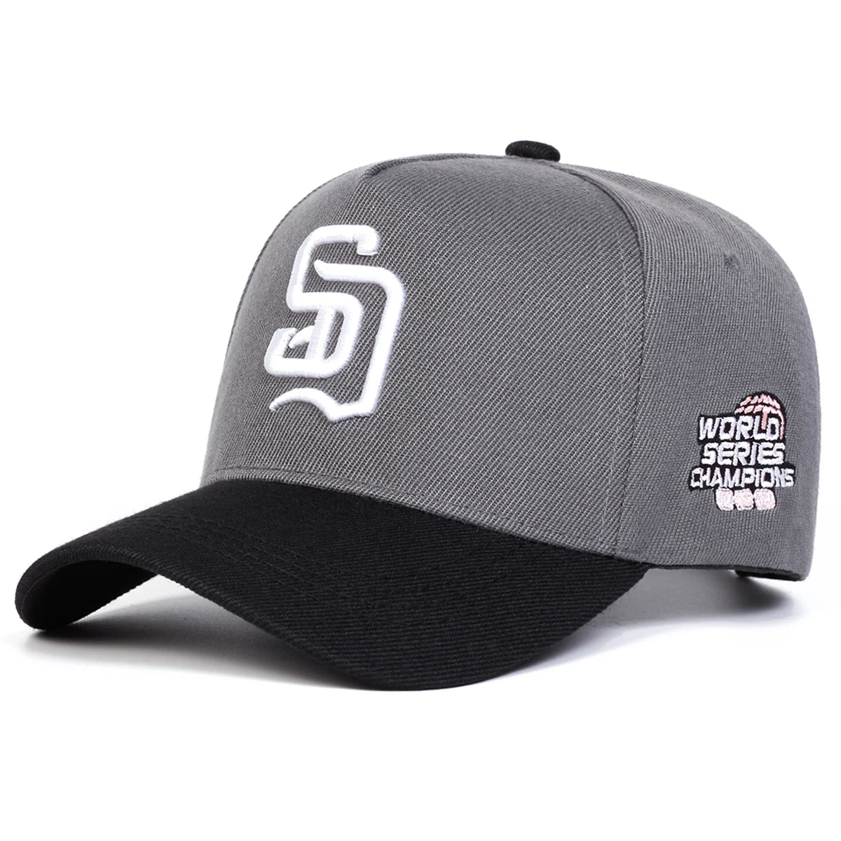 Unisex-Baseballkappen mit SD-Buchstabenstickerei, verstellbare Freizeitkappen, Sonnenkappen für Frühling und Herbst