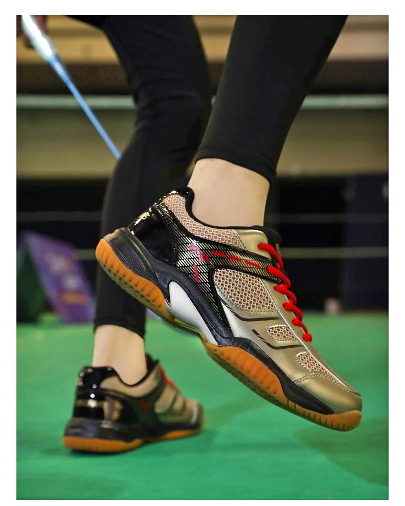 Nové profesionální badmintonové tenisky 2025, pánská tenisová obuv, prodyšná protiskluzová volejbalová sportovní obuv pro muže i ženy