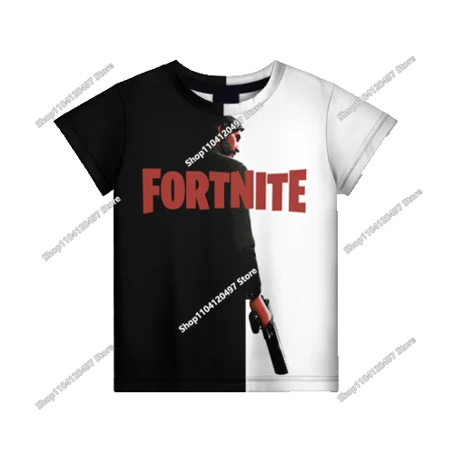 Summer Fashion Fortnite Mascot 3D Print Kids T Shirt Casual T-shirt Boys Girls Unisex Children's Clothing Tshirt Tops