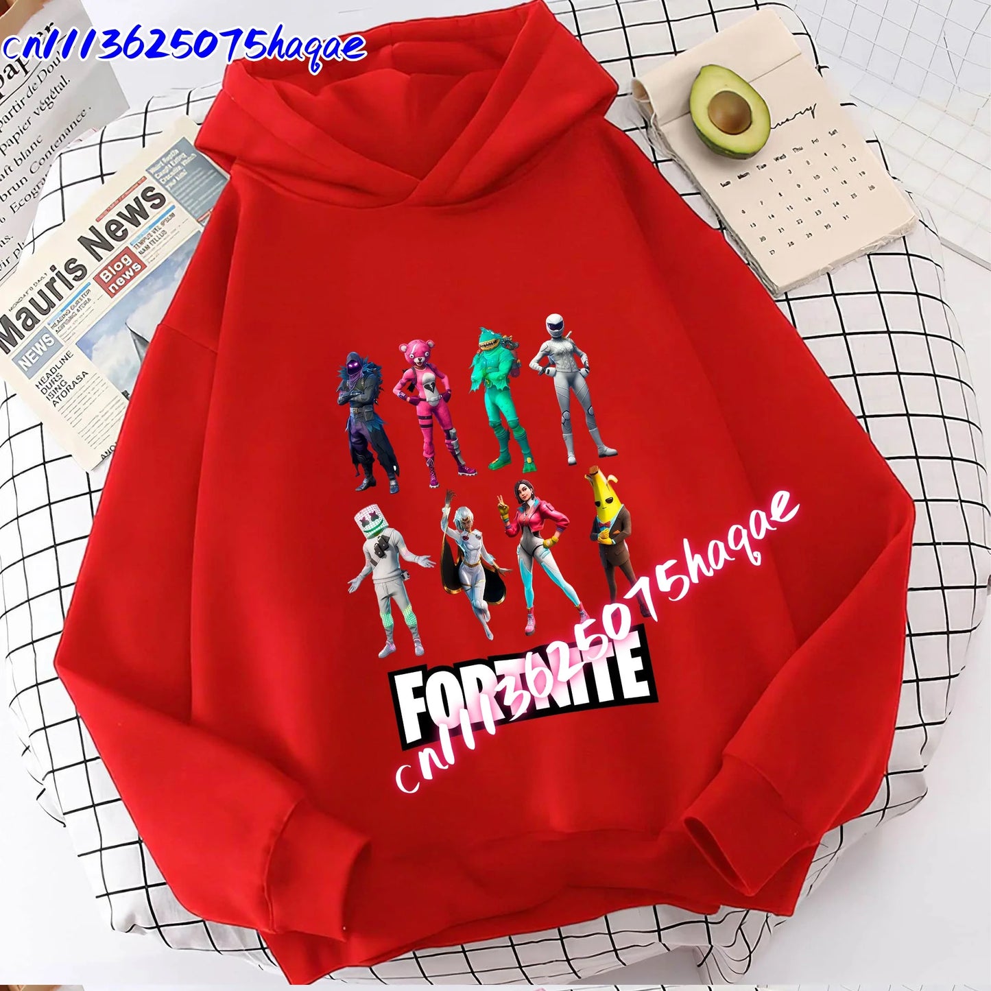 New Fortnites Kids Sweatshirts Cartoon Game Character Printed Hoodie Autumn Casuals Children Tops Winter Baby Boys Clothing