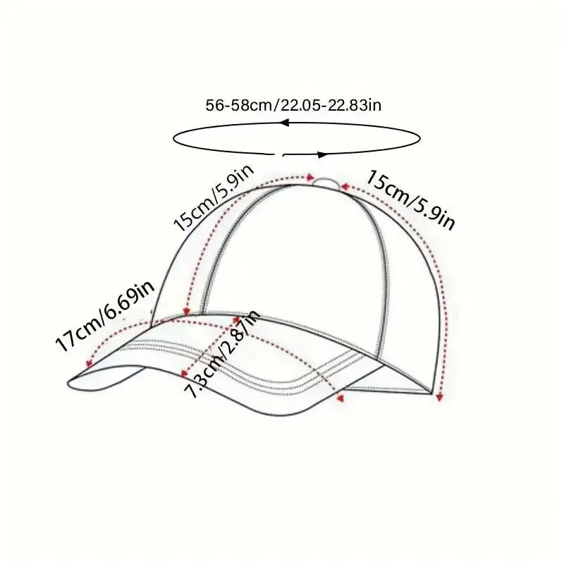 Men's and women's wig baseball cap adjustable hip-hop funny outdoor duck tongue sun hat suitable for casual sports