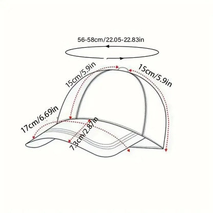 Men's and women's wig baseball cap adjustable hip-hop funny outdoor duck tongue sun hat suitable for casual sports