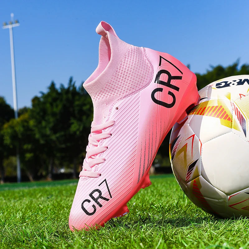 Chaussures de football pour homme, chaussures de futsal professionnelles, chaussures de football de haute qualité, crampons, femmes, unisexe, ultralégères, TF/FG, baskets