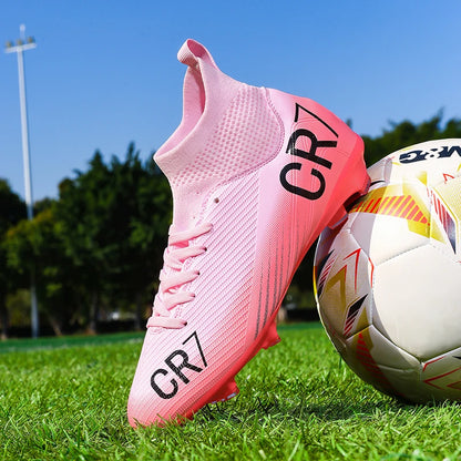 Chaussures de football pour homme, chaussures de futsal professionnelles, chaussures de football de haute qualité, crampons, femmes, unisexe, ultralégères, TF/FG, baskets
