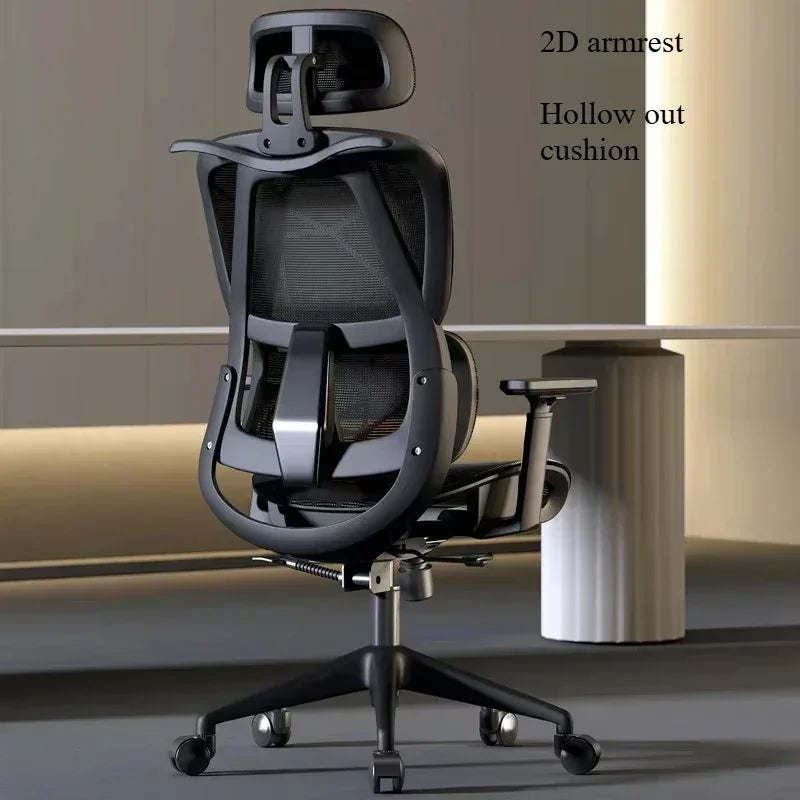 Gaming Chair Office Desk Ergonomic Computer Adjustable Armrests 3D Headrest Chair Lift Chair Back  Can Tilt Back with Foo Pedals