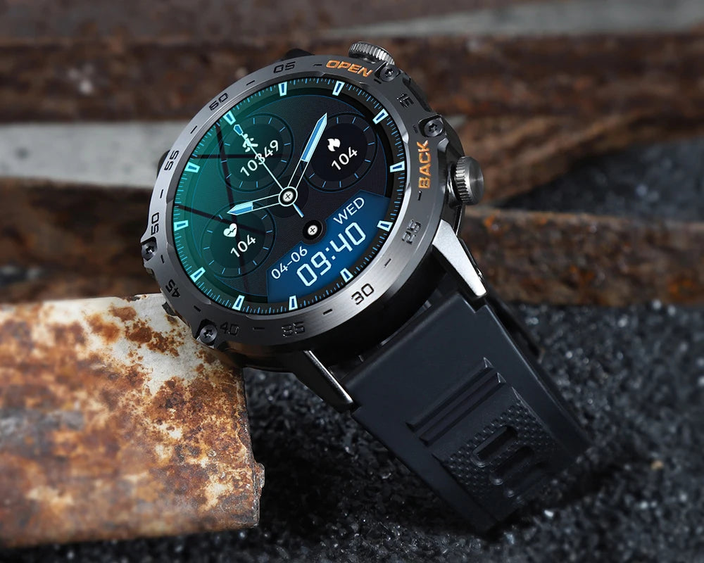 MEVADEN Steel 1.39 inch Men Luxury Smart Watch Bluetooth Call Sport Fitness Tracker Health Monitor Smartwatch for Male MD52