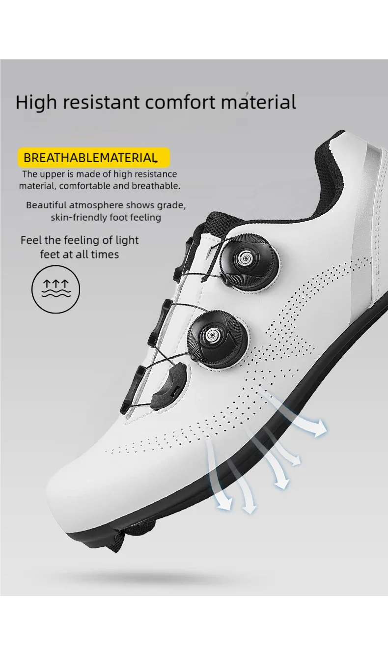Chaussures de cyclisme Chaussures VTT pour homme Chaussures de course VTT Chaussures de vélo tout-terrain Chaussures de pédalage VTT Compétition de VTT
