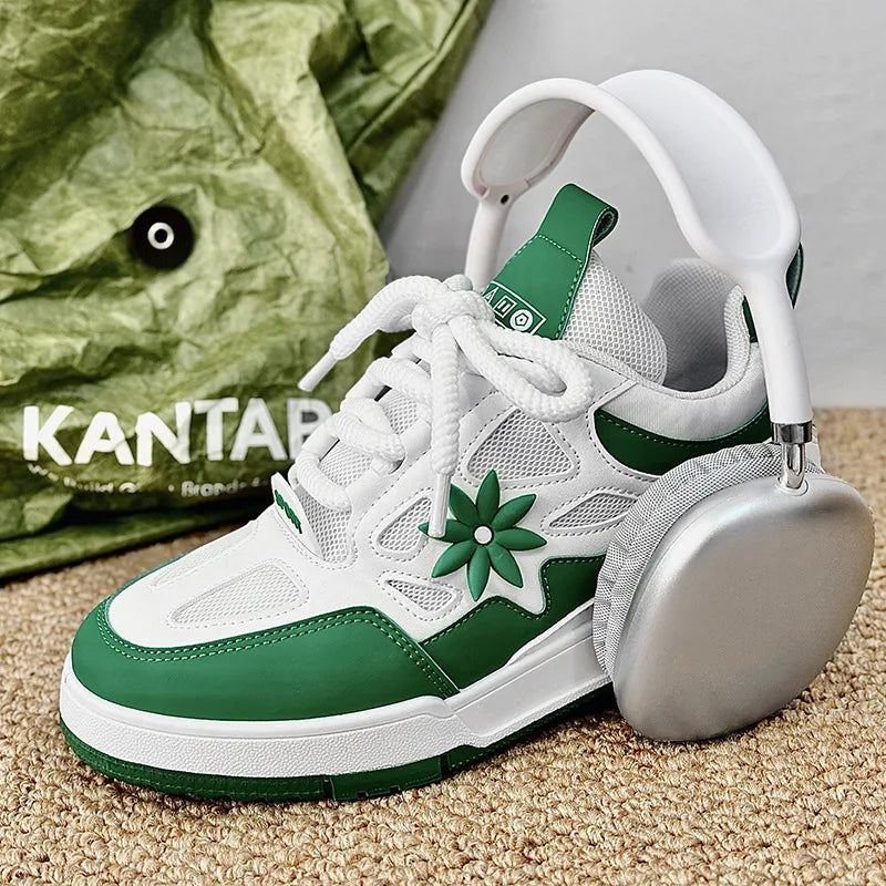 Mode Herrenschuhe Trend Street Skateboard-Schuhe Herren Luxusmarke Trainingssneaker Mesh atmungsaktive Freizeitschuhe Tenis Masculino