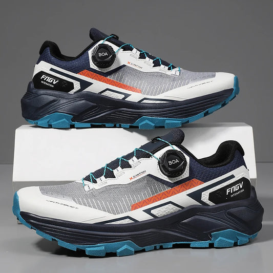 Frühlings- & Sommer-Laufschuhe für Herren – Outdoor-Wanderschuhe, abriebfeste Trailschuhe mit BOA-Verschluss, atmungsaktiver Sport- & Freizeitstil