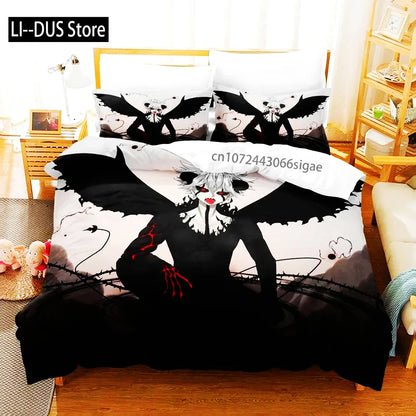 Black Clover Bedding Set Single Double Full Queen King Size Anime Duvet Cover Set For Adults Boys 2024 Quilt Cover Pillowcase