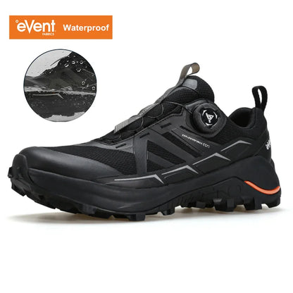 HUMTTO Men's Luxury Designer Trail Sneakers Anti-slip Sports Hiking Breathable Outdoor Trekking Boots