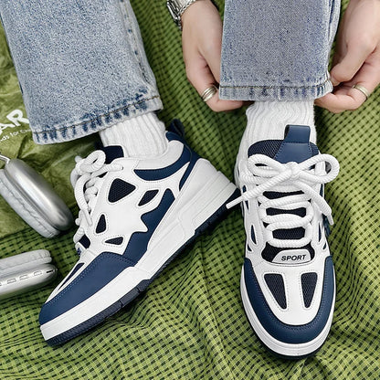 Mode Herrenschuhe Trend Street Skateboard-Schuhe Herren Luxusmarke Trainingssneaker Mesh atmungsaktive Freizeitschuhe Tenis Masculino