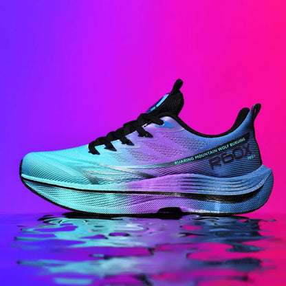 Running Shoes Men Mesh Breathable Lace-up Comfortable Marathon Sports Casual Tennis Shoes Big Size Trendy Sneakers for Man