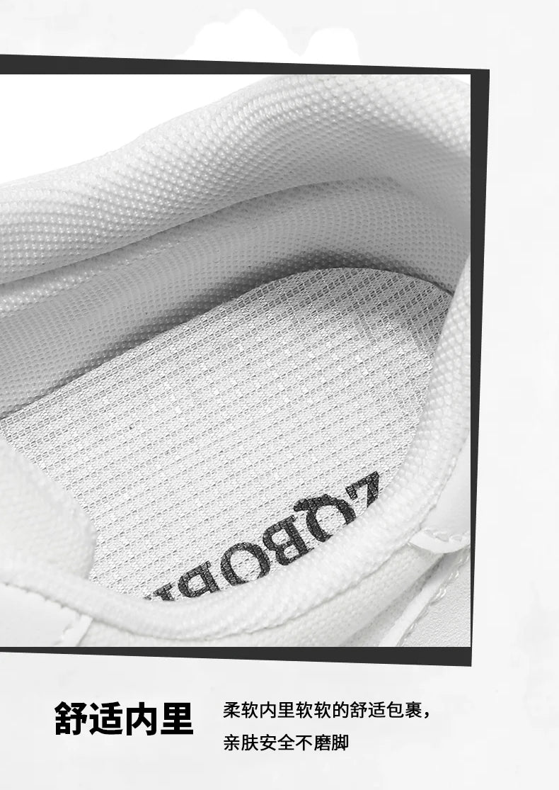 Men's Shoes, Spring and Autumn Trendy Styles, New Cross-Border Models, White, Black, Red Sneakers, Soft-Soled Breathable Men's Low-Top Versatile Casual Shoes