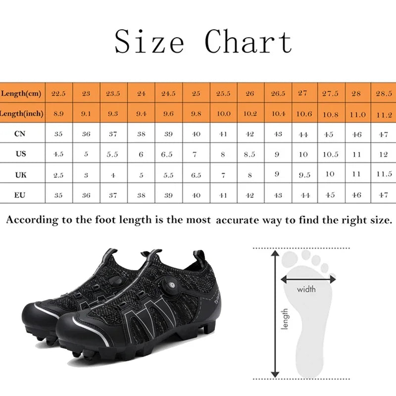 Professional Men's Road Cycling Shoes Breathable Women's MTB Bike Shoes Racing Speed Sneakers Mountain Bicycle Footwear for Shimano