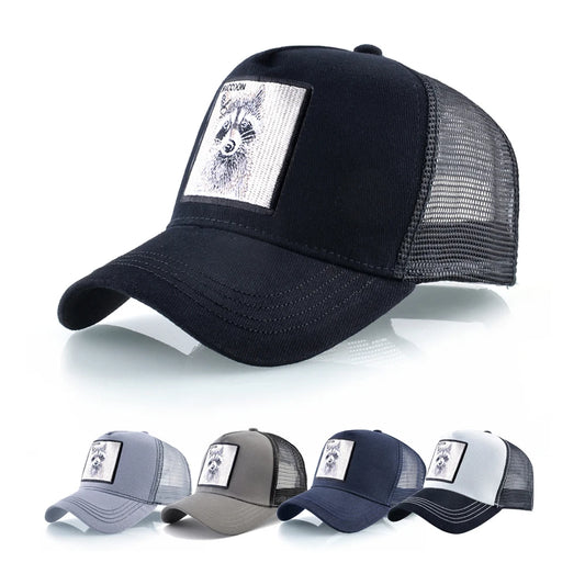 Spring Summer Baseball Cap With Lion Embroidery Patch Snapback Trucker Caps Men Women Drake Baseball Hats Four Season Sun Hat