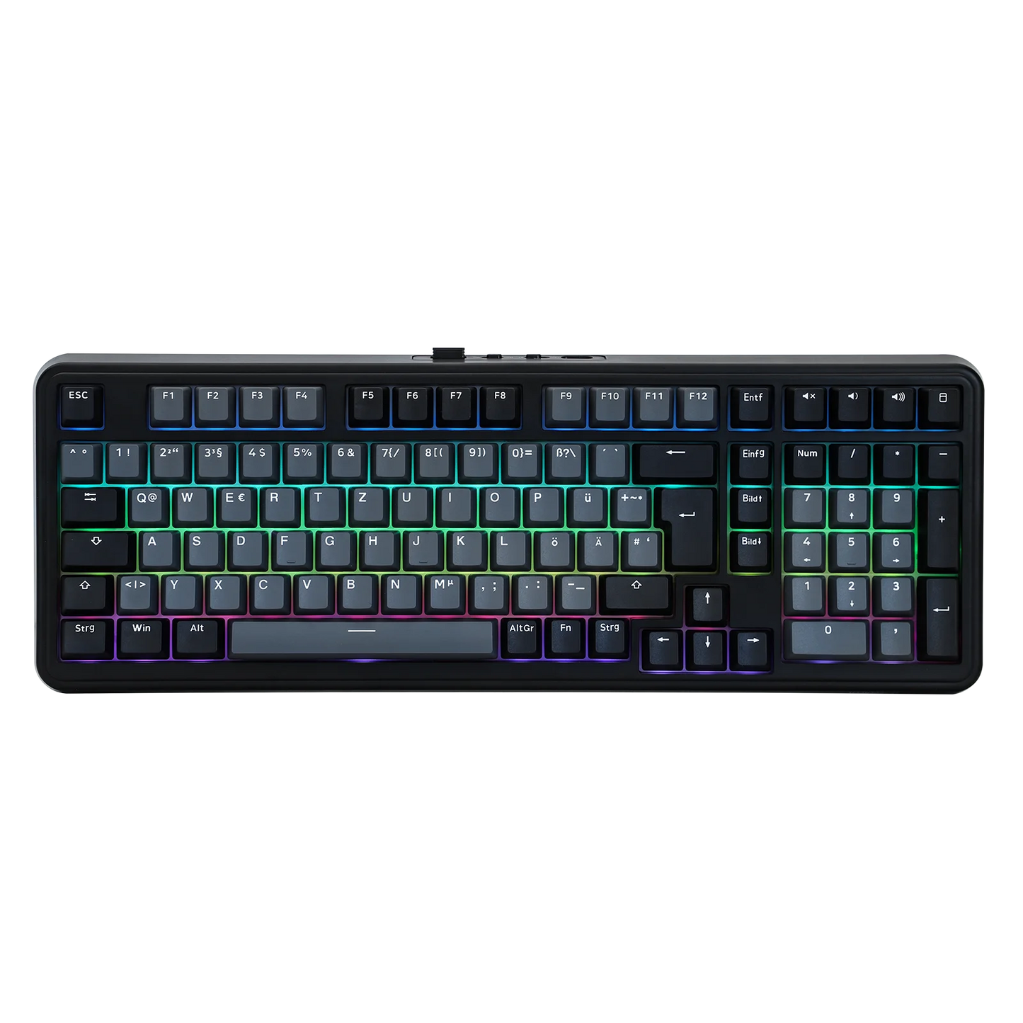 ISO-DE Layout EPOMAKER TH99 QWERTZ Layout 96% Creamy Gasket Wired/Bluetooth/2.4G Wireless Mechanical Keyboard with Knob/Numpad