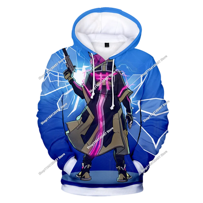 2025 3D New Children's Anime Fortnite Printed Sweater Series Pullover Generation Trend Brand Hoodie Gift