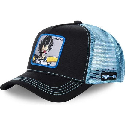 ALL Styles Dragon Ball Baseball Cap Snapback Peaked Cap Men's Embroidery Hip-Hop Cap Style Sun Visor Adjustable Trucker Mesh Cap