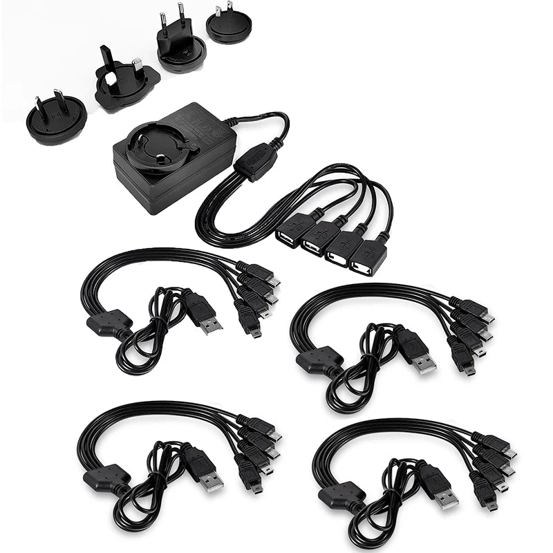 Auscultadores sem fios Silent Disco RF LED DJ Party 863–865MHz/915MHz com iluminação LED de 3 canais e bateria de 10H
