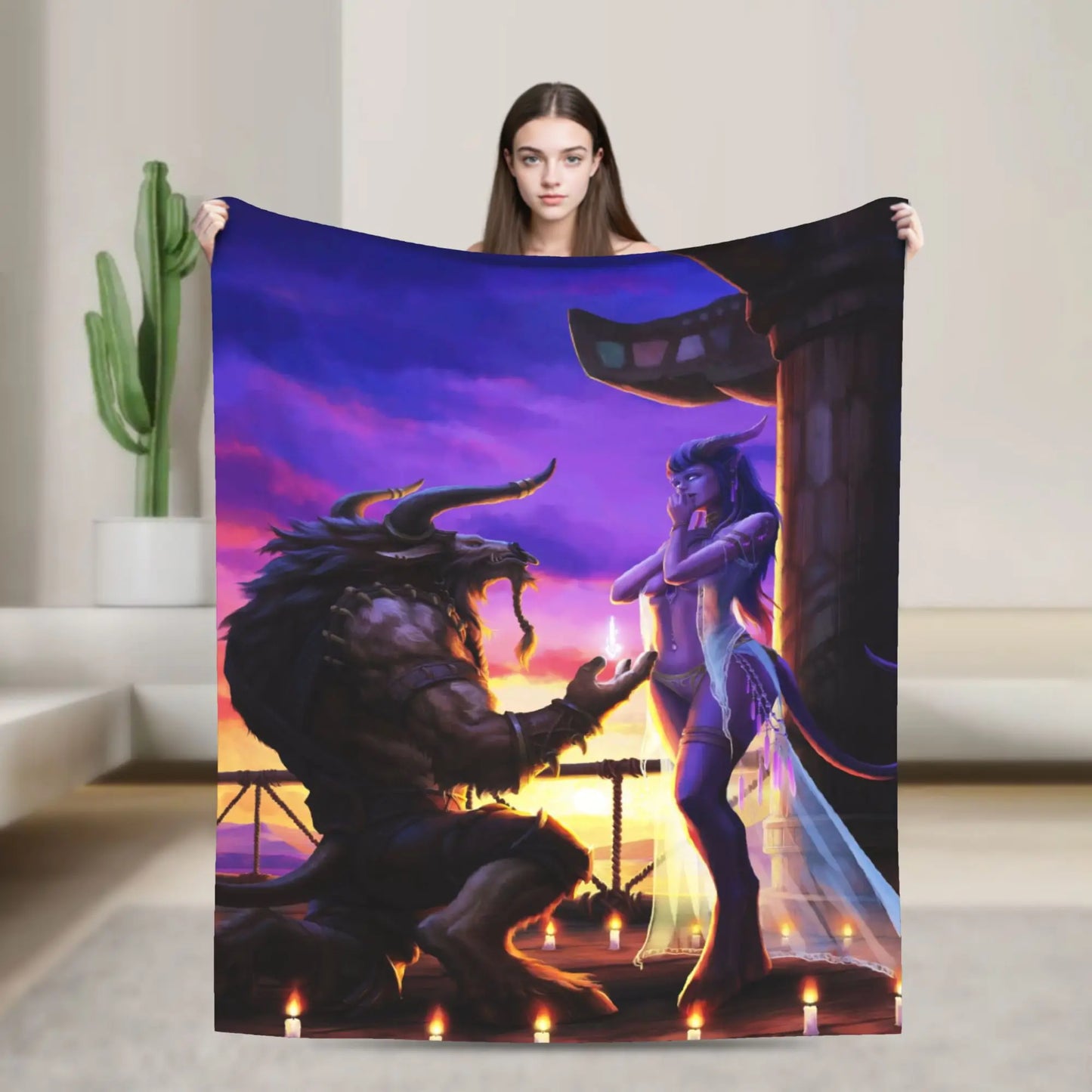 WOW World of Warcraft Blankets Quality Soft  Bedding Throws Winter Kids Bedroom Novelty Bedspread
