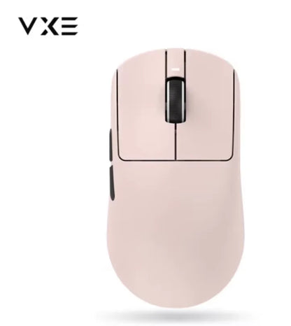 Mouse gaming ergonomic wireless VXE Dragonfly R1 ușor, senzor PAW3395, trei moduri, latență redusă, pentru PC, jucători, birou, cadou