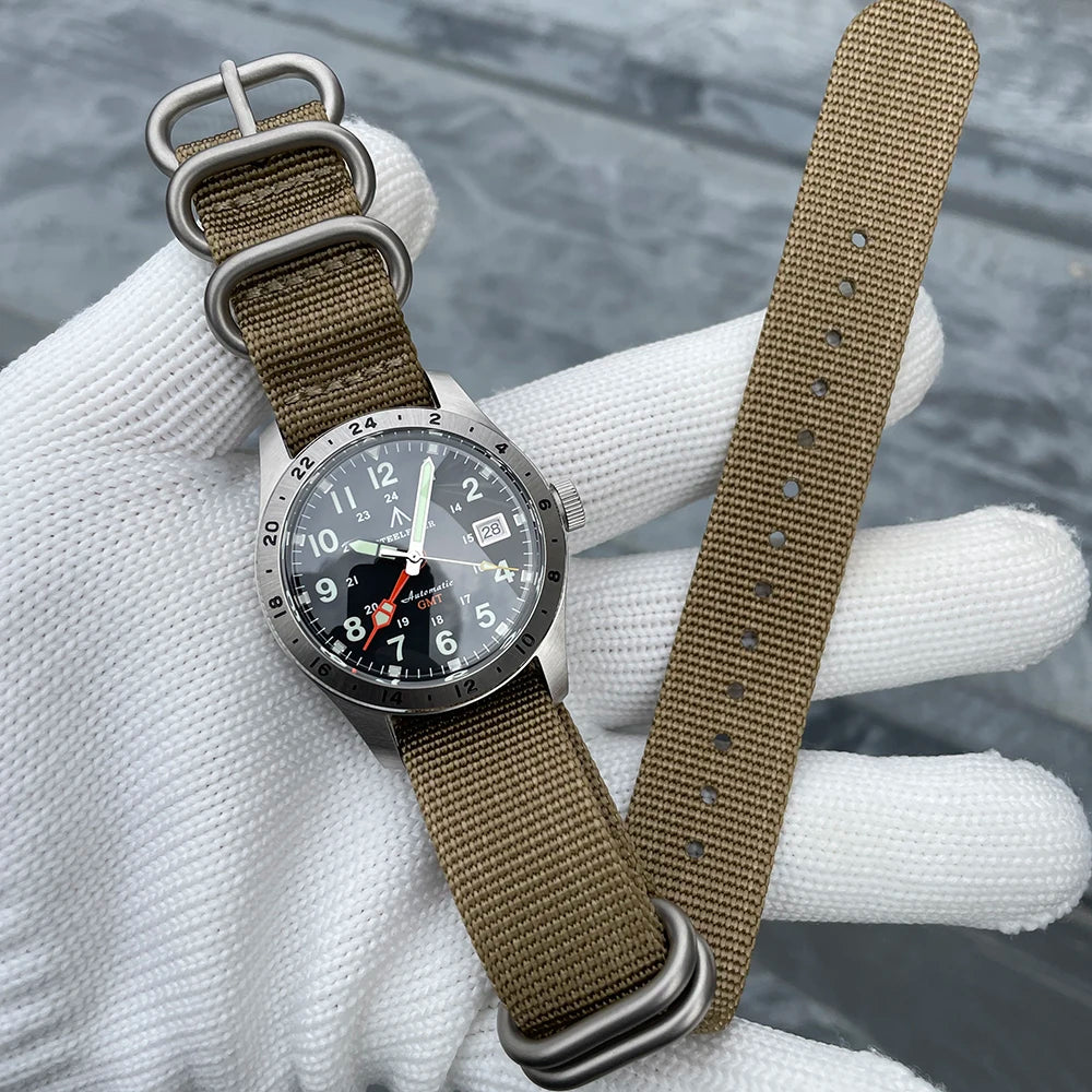 STEELFLIER Official SF792 GMT Mechanical Wristwatch NH34 Movement Super BGW9 C3 Luminous 200M Waterproof Men's Luxury Dive Watch