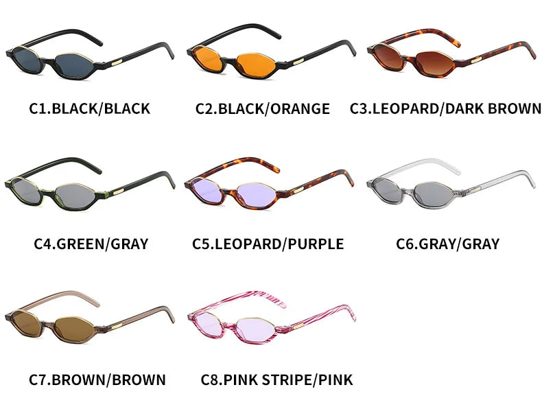 Dámské malé sluneční brýle Half Frame Designer ve stylu „cat eye“ s ochranou UV400 – značka