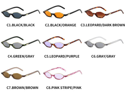 Dámské malé sluneční brýle Half Frame Designer ve stylu „cat eye“ s ochranou UV400 – značka