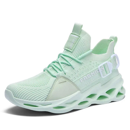 Hot Sale Fashion Purple Casual Sneakers Women Men Blade Running Shoes Big Size 48 Light Breathable Sports Shoes Men Mesh Sneaker