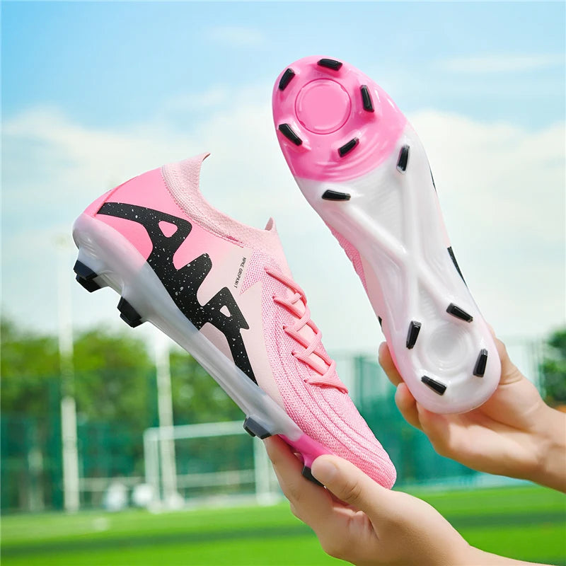 Chaussures de football professionnelles pour hommes, chaussures de foot pour adultes, crampons de football de club, chaussures d'entraînement ultralégères, baskets de football d'extérieur