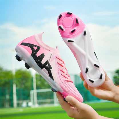 Chaussures de football professionnelles pour hommes, chaussures de foot pour adultes, crampons de football de club, chaussures d'entraînement ultralégères, baskets de football d'extérieur