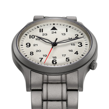 BERNY Full Titanium Watches for Men Quartz Men's Watch Lightweight Sapphire Super Luminous VH31 Sport Field Wristwatches