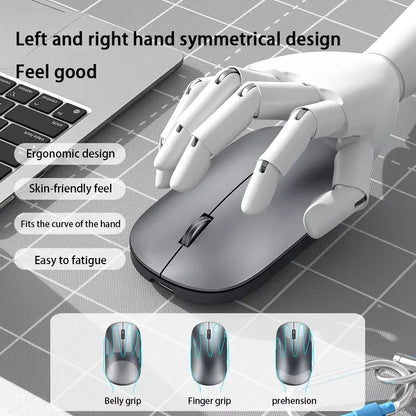 Lenovo Bluetooth Wireless Mouse 2.4G Dual Mode DPI Adjustable Type-C Rechargeable Silent Ergonomic Portable Office Mouse 2026